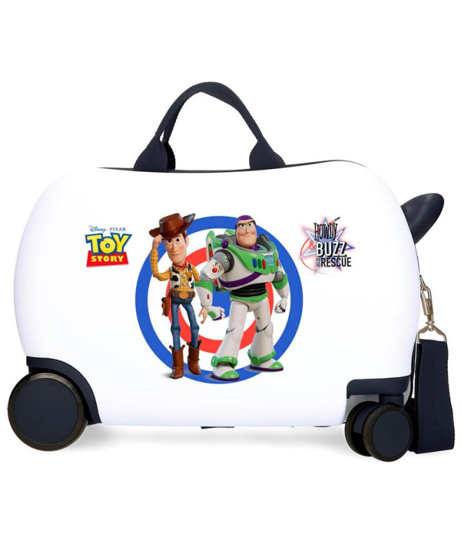 Mala Infantil Disney Abs Rolling 4W.(2 Multi.) 45Cm. Toy Story 4 Branco