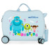 Maleta Infantil Disney 4W (2 Multid )Monsters S.A. Boo! Azul