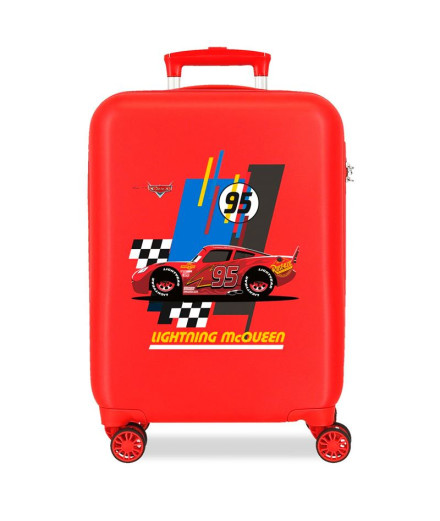 Mala Disney Abs 50 Cm 4R Cars Rayo Mcqueen Vermelho
