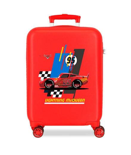 Valise Disney Abs 50 Cm 4R Cars Rayo Mcqueen Rouge