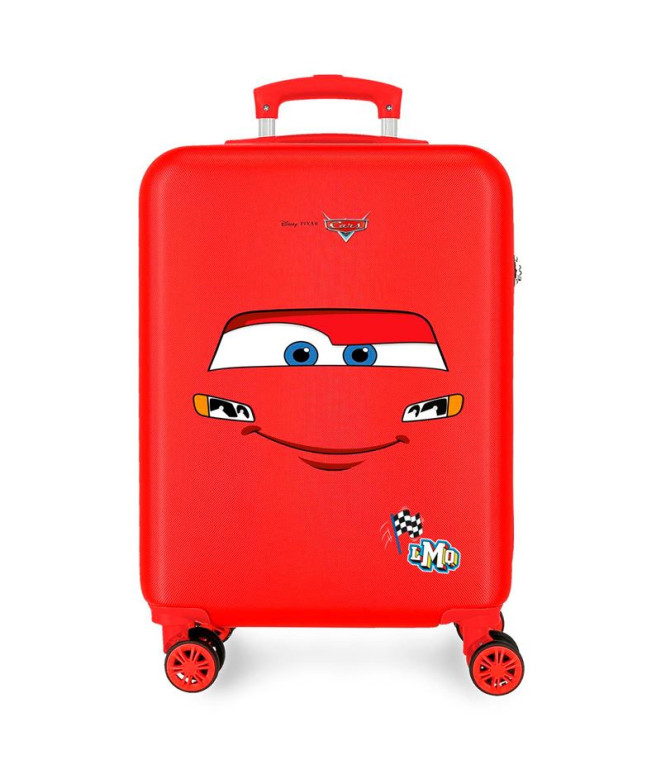 Trolley Disney Abs Mala 55Cm.4W. Carros Lmq Vermelho