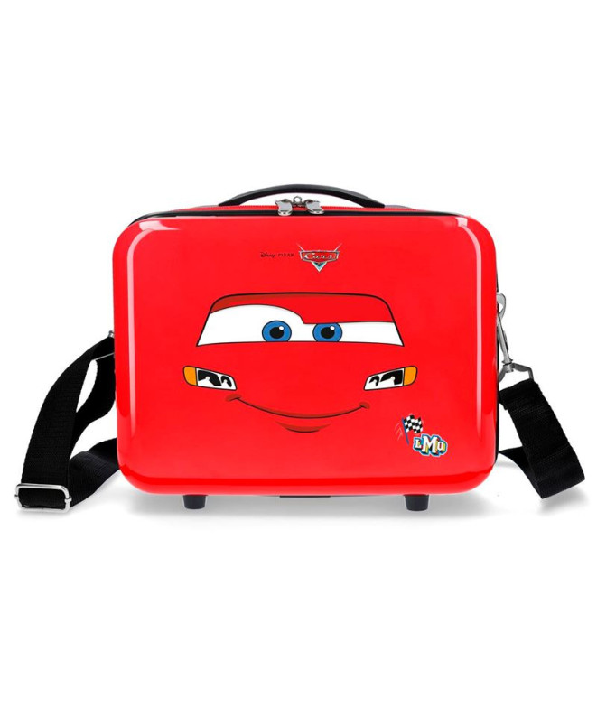 Necessaire Estojo de Cosmética Disney Abs. Carros Lmq Vermelho