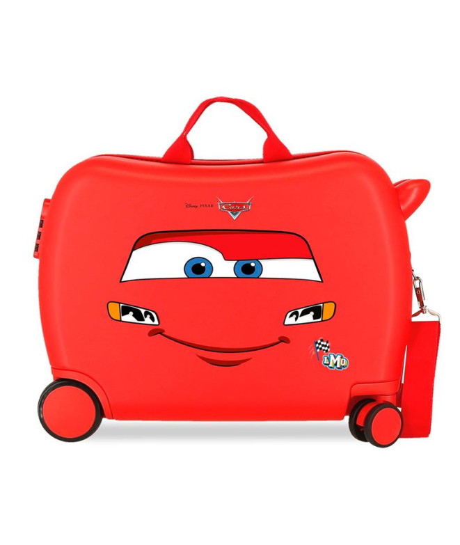 Mala Infantil Disney Abs Mala de viagem com rodas 4W.(2 Multid.)Carros Lmq Vermelho