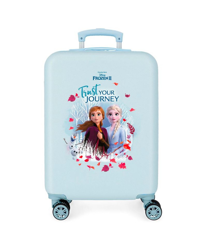Maleta Disney Abs 55Cm 4R Frozen Trust Your Journey Azul