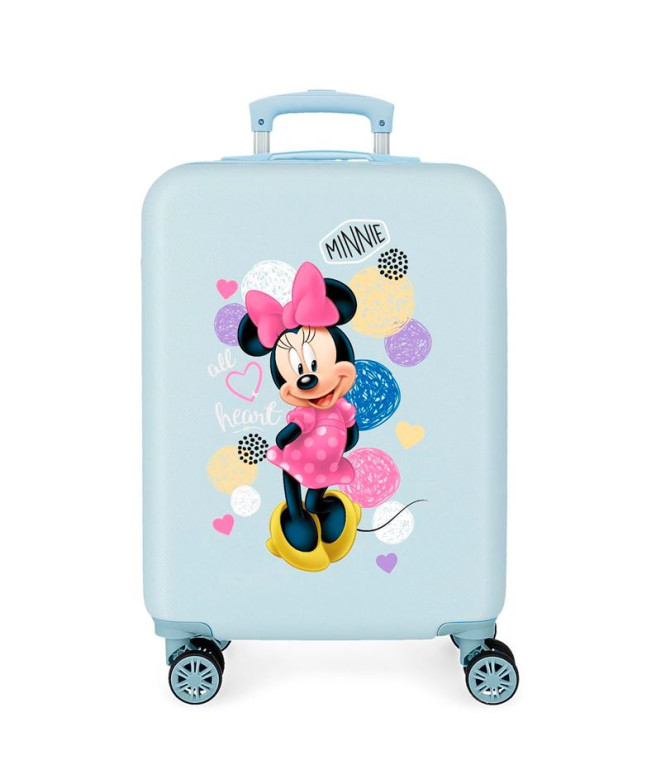 Maleta Disney Abs 55Cm 4W Love Minnie Azul