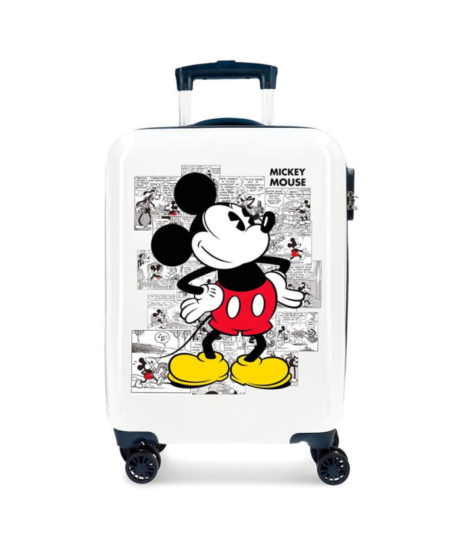 Maleta Disney Abs 55Cm 4W Mickey Comic Azul