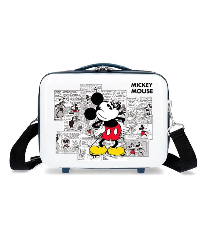 Necessaire Estojo de toucador Disney Abs. Mickey Comic Azul