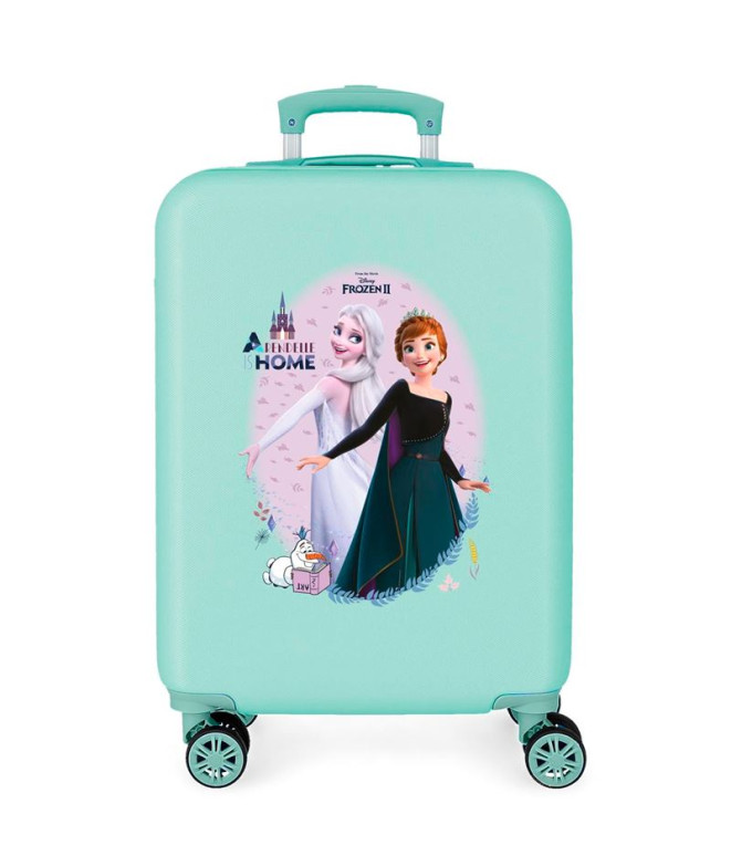 Trolley Disney Abs Mala 55Cm.4W.Arendelle Is Home Frozen II Verde