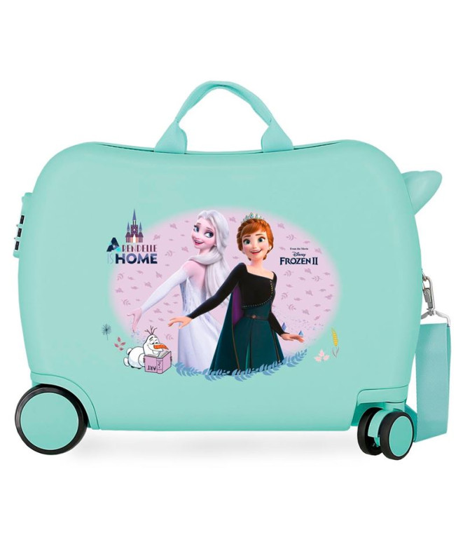 Valise Enfant Disney Abs Rolling 4W.Arendelle Is Home Frozen II Bleu