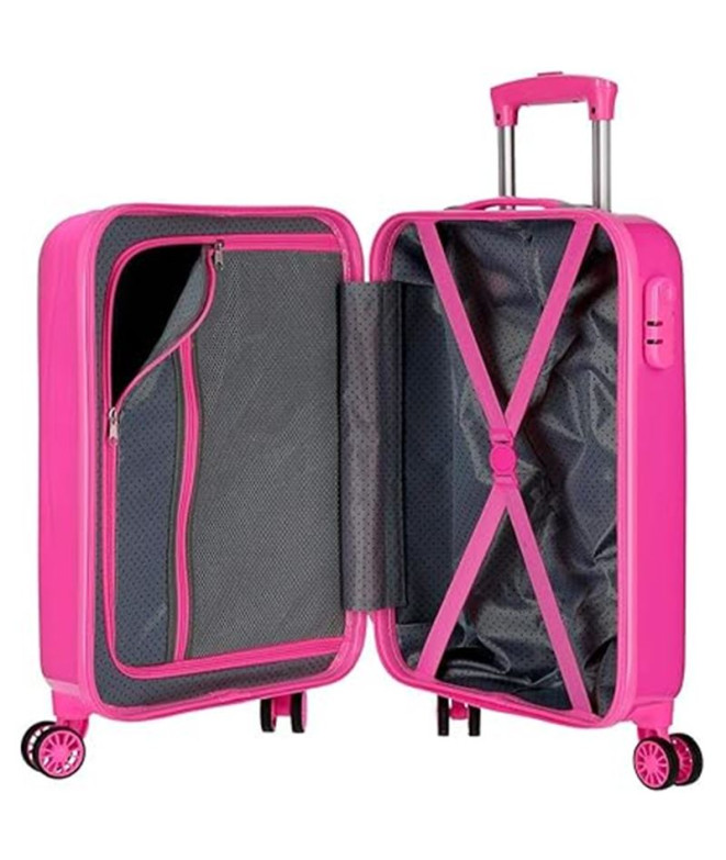 Maleta Disney Abs 55Cm 4W Minnie Golden Days Rosa