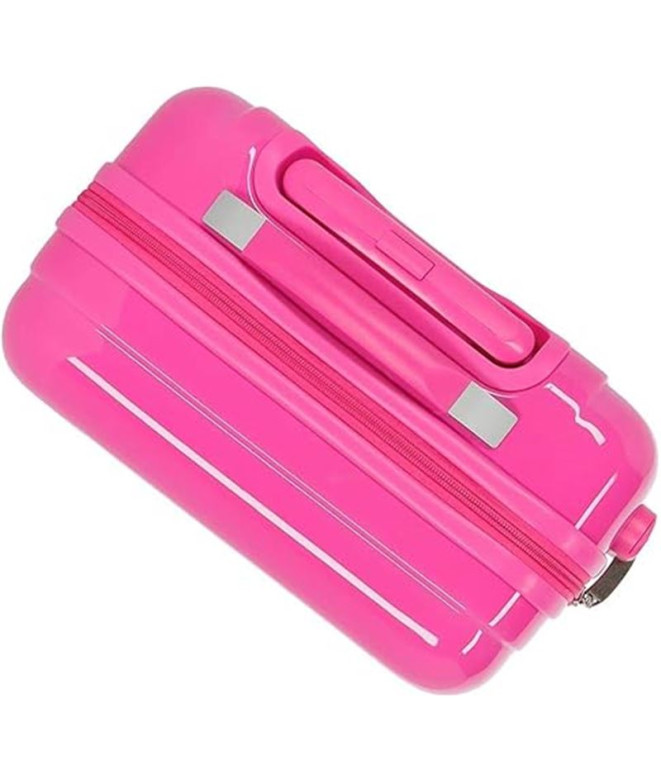 Maleta Disney Abs 55Cm 4W Minnie Golden Days Rosa