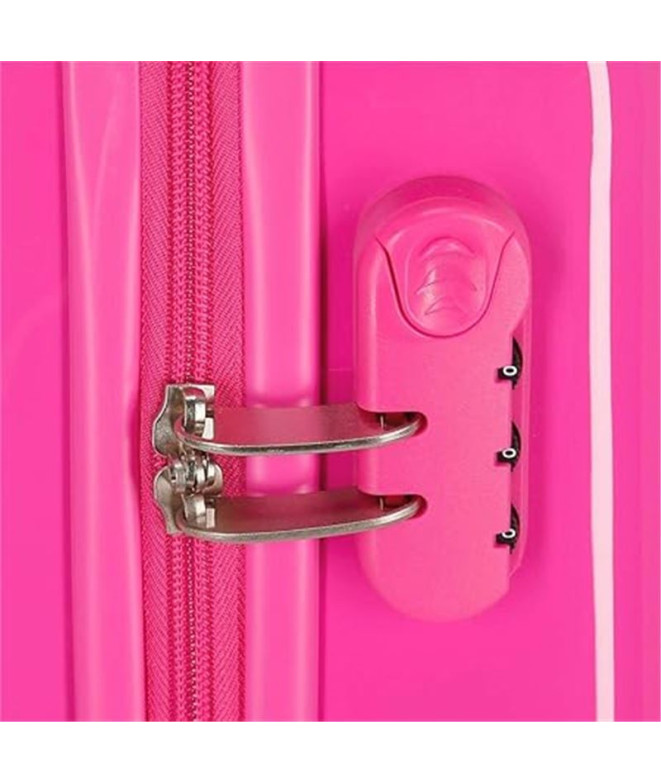 Maleta Disney Abs 55Cm 4W Minnie Golden Days Rosa