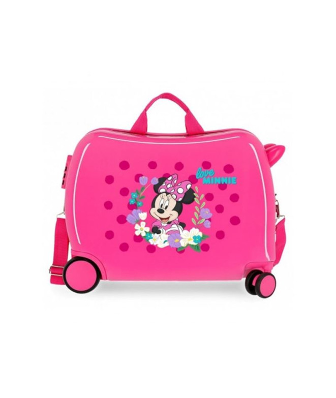 Mala Infantil Disney Abs Rolling 4W.(2 Multid.)Minnie Golden Days Rosa