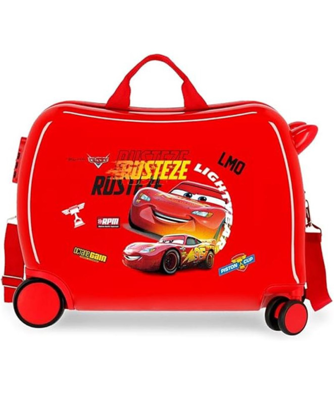 Mala Infantil Disney Abs Rolling 4W.(2 Multid.) Carros Rusteze Lightyear Vermelho