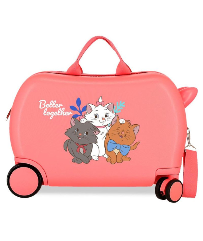 Mala Infantil Disney Abs Rolling 4W. 45Cm. Aristogatas Better Together Coral