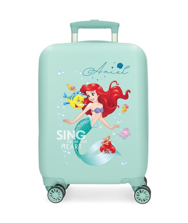 Mala Disney Abs 50 Cm 4R A pequena sereia Ariel Turquesa Azul