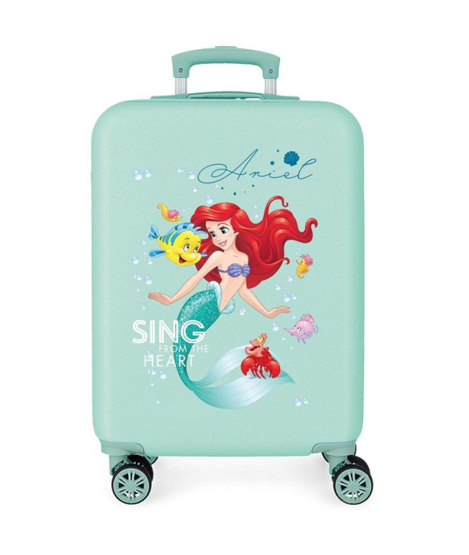 Disney Abs Trolley Mala 55Cm.4W Ariel Azul