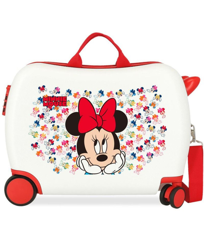 Mala Infantil Disney Abs Rolling 4W.(2 Multid.) Minnie Diva Multicolor