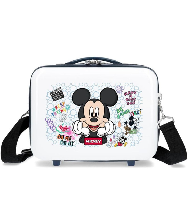 Necessaire Estojo para toucador Disney Abs. Mickey Be Cool Azul