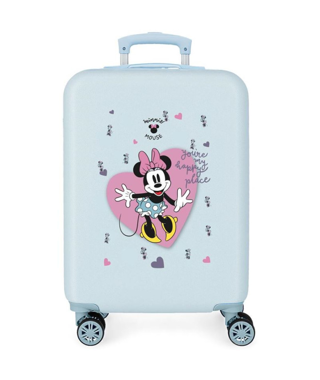 Disney Abs Trolley Mala 55Cm.4W Minnie My Happy Place Azul