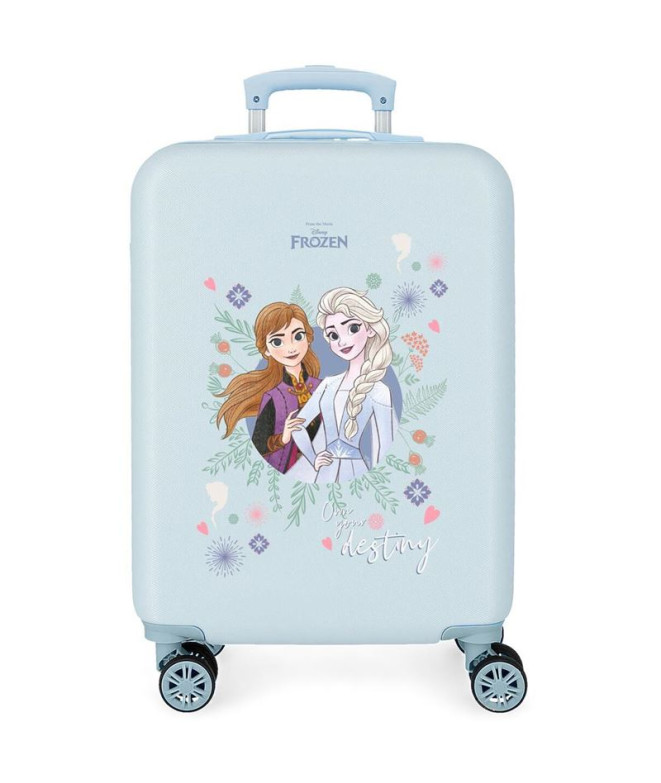 Trolley Disney Abs Mala 55Cm.4W Frozen Own Your Destiny Azul