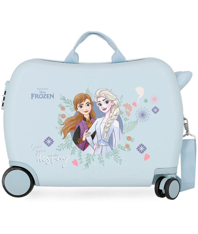 Mala Infantil Disney Abs Rolling 4W.(2 Multid.) Frozen Own Your Desti Azul