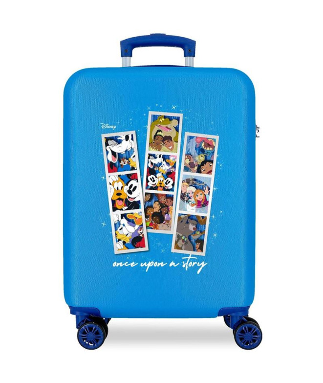 Trolley Disney Abs Valise 55Cm.4W. Disney 100 Il était une fois l'histoire bleu