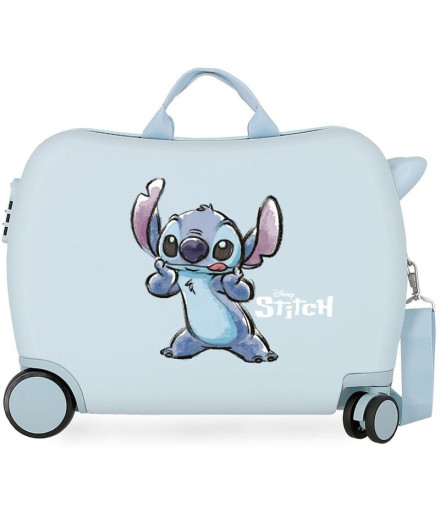 Mala Infantil Disney 4W (2 Multid ) Stitch Make A Face Azul