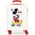 Valise Disney Abs 55Cm 4W Mickey 3D Blanc