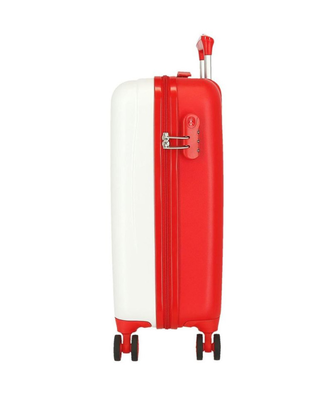 Valise Disney Abs 55Cm 4W Mickey 3D Blanc