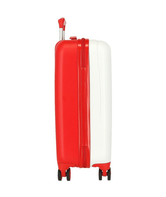 Valise Disney Abs 55Cm 4W Mickey 3D Blanc