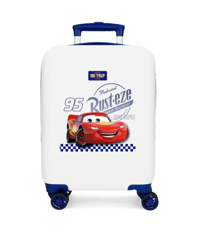 Trolley Disney Abs Mala 50 Cm.4R Carros Viagem Branco