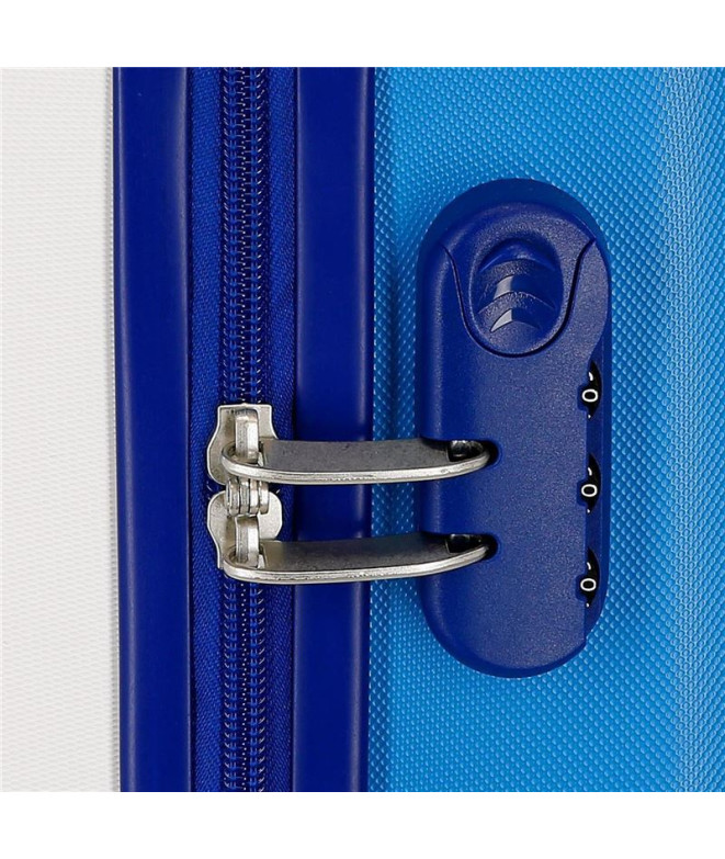 Maleta Disney Abs 50 Cm 4R Cars Trip Blanco