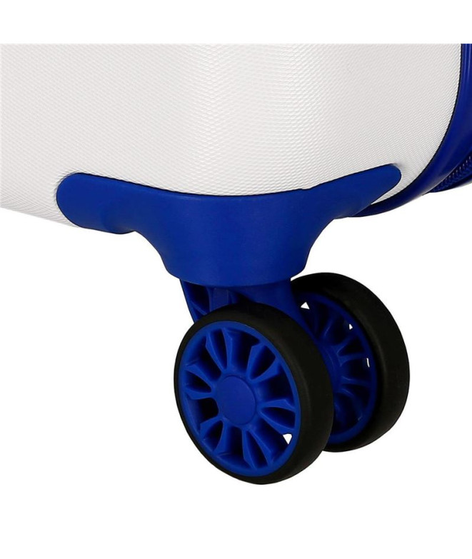 Maleta Disney Abs 50 Cm 4R Cars Trip Blanco