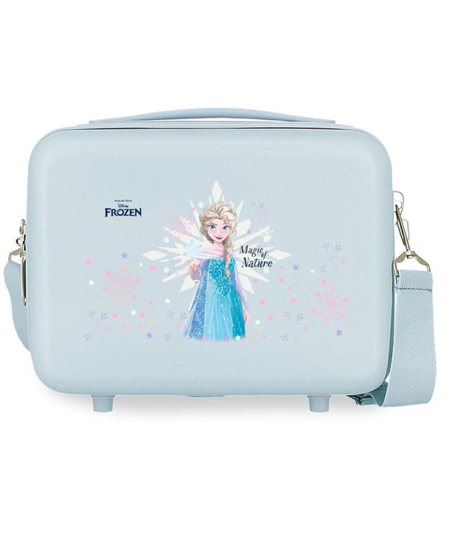 Trolley Disney Adapt. Abs Vanity Estojo de Cosméticos Frozen Magic Ice Azul