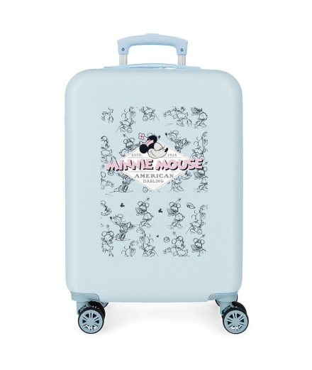 Mala Disney Abs 55Cm 4R Minnie American Darling Azul