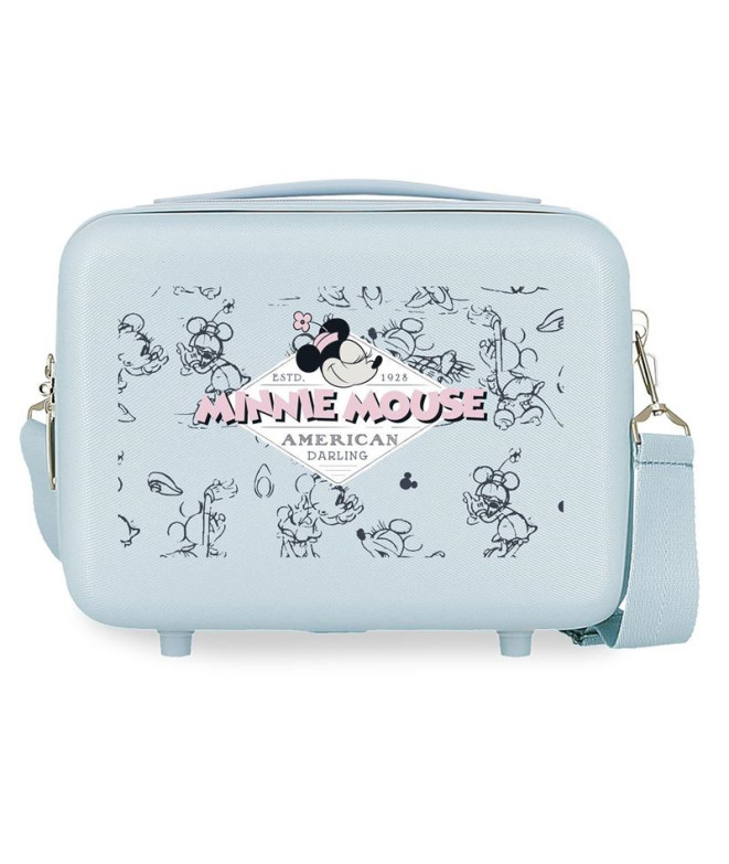 Necessaire Disney Adapt. Abs Vanity Casinha Caseminnie American Darling Blue