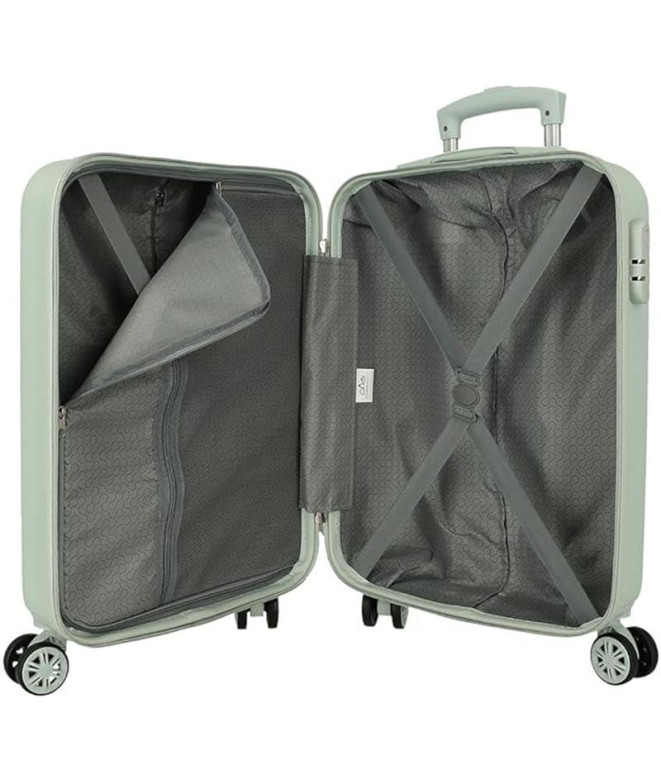 Valise Disney Abs 55Cm 4R Minnie Wild Nature Vert