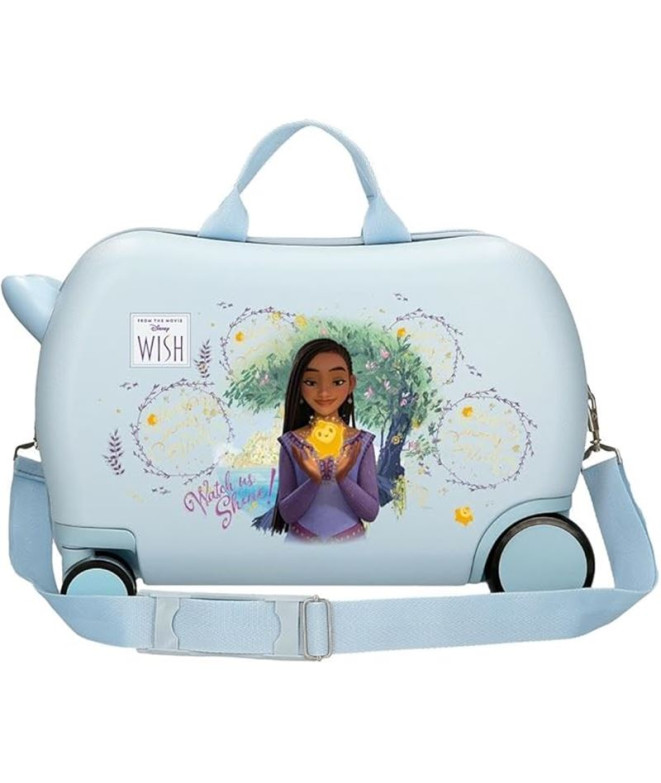 Valise Enfant Disney 4W (2 Multi ) 45Cm Wish-...