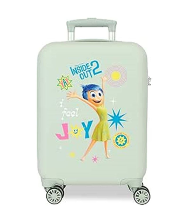 Trolley Disney Abs Suitcase 50 Cm.4R Inside Out 2 Mint Green