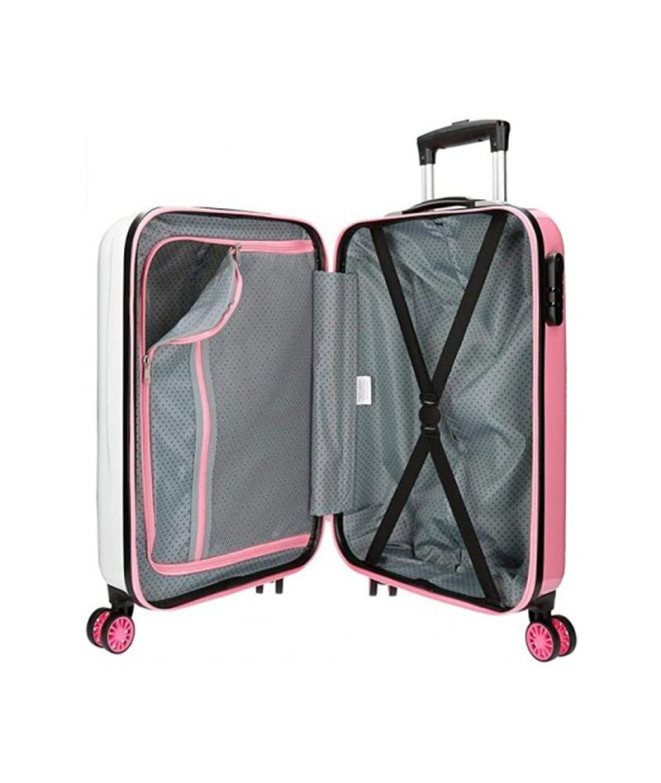 Valise Disney Abs 55Cm 4W Minnie Magic Coeurs...