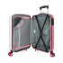 Valise Disney Abs 55Cm 4W Minnie Magic Coeurs Blanc