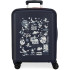 Maleta Disney Abs 55Cm 4W Disney 100 Mikcey Comic Azul