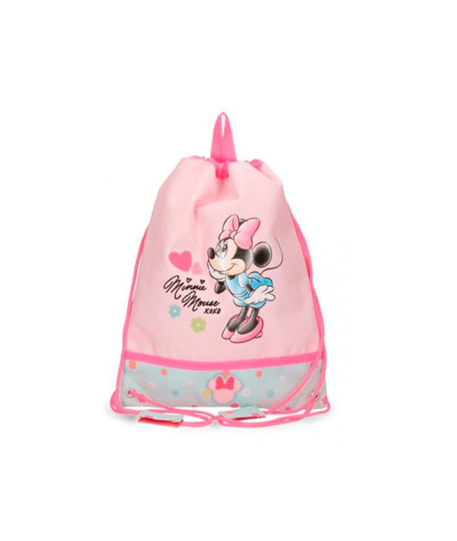 Bolsa Lanche Saco de almoço Disney Minnie Imagine Rosa