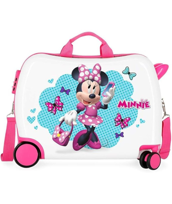 Mala Infantil Disney Abs Rolling 4W. (2Multid.)Good Mood Minnie Multicolor