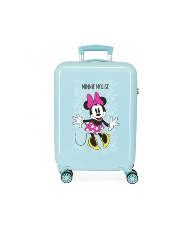 Trolley Disney Abs Mala 55Cm.4W.Minnie Enjoy The Day Verde