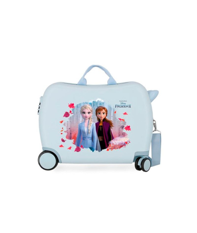 Valise Enfant Boîte C/ Disney Abs Rolling 4W.In The Woods - Frozen II Blue