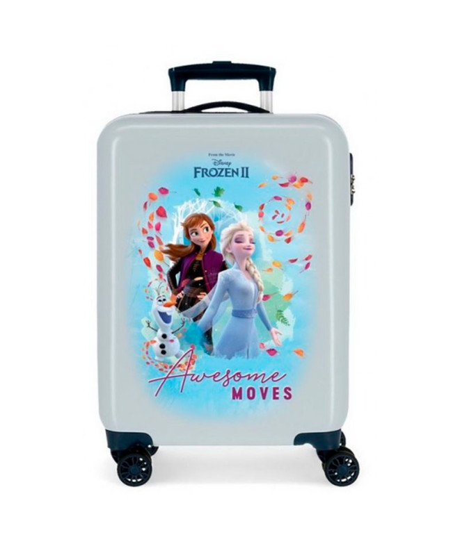 Trolley Disney Abs Mala 55Cm.4W. Mala de transporte Frozen 2 Azul