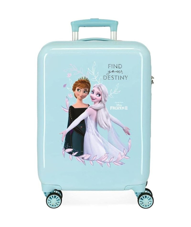 Trolley Disney Abs Mala 55Cm.4W Frozen Memories Azul