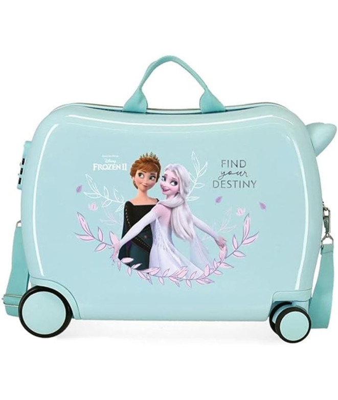 Mala Infantil Disney Abs Mala de viagem com rodas 4W.(2 Multid.) Frozen Memories Azul